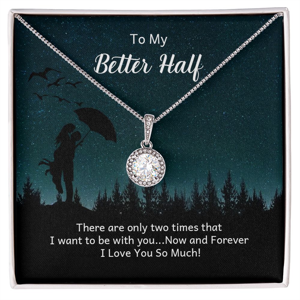 Elegant Cubic Zirconia Necklace for Women - Perfect Gift for Girlfriend, Fiance or Wife - Ideal for Anniversary, Birthday & Valentine's Day