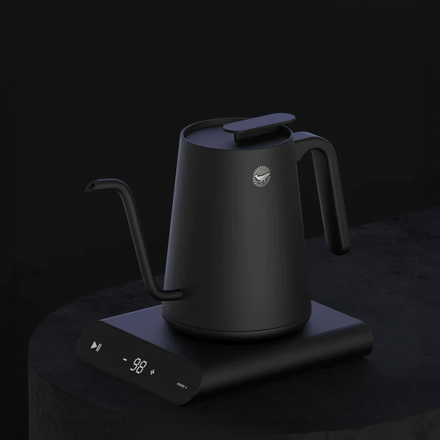 Premium Hand Brewed Coffee Kettle - Stainless Steel Pour Over Kettle with Ergonomic Handle for Perfect Coffee Brewing | Ideal for Home Baristas, Coffee Shops & Camping