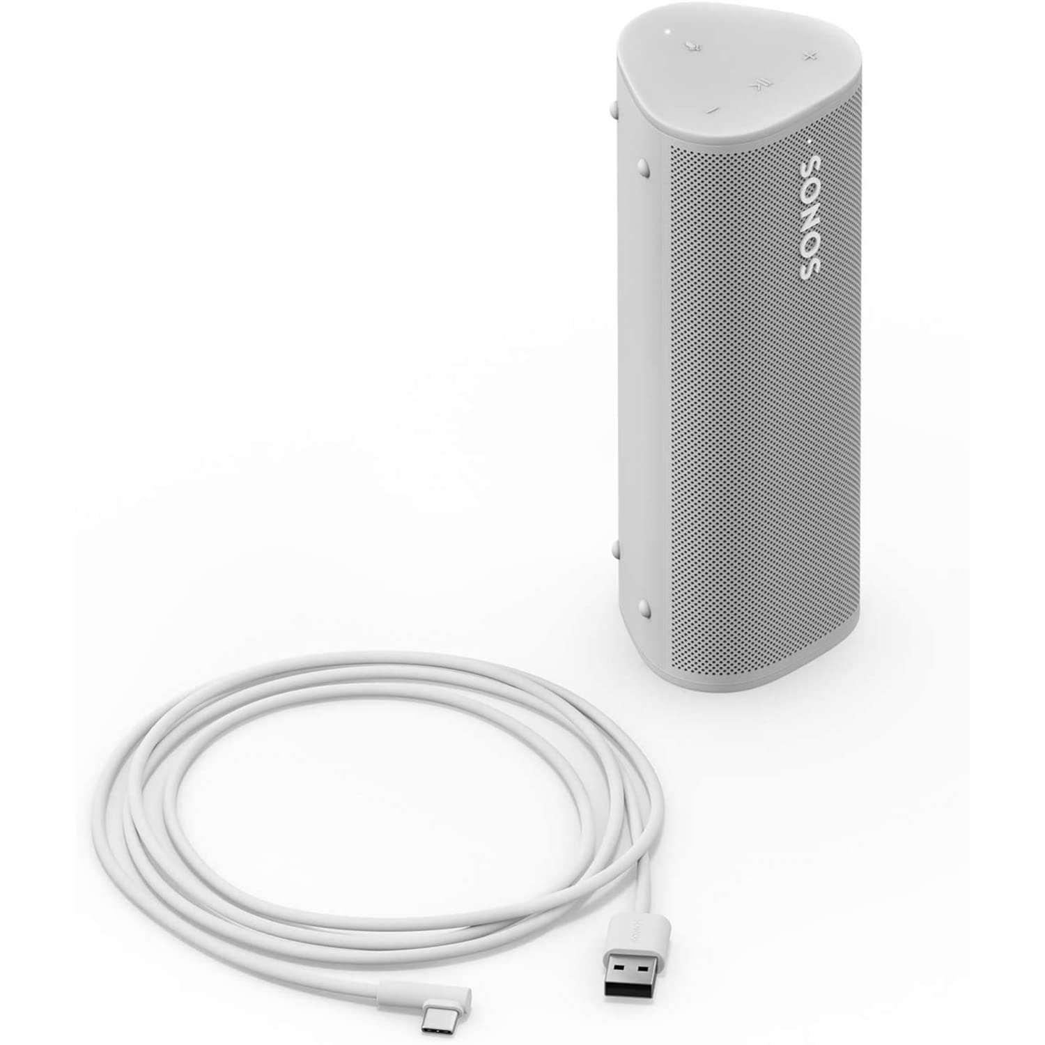 Sonos Roam - Portable Bluetooth Speaker with WiFi, Waterproof, 10-Hour Battery - White | Perfect for Travel, Beach, Pool & Outdoor Adventures