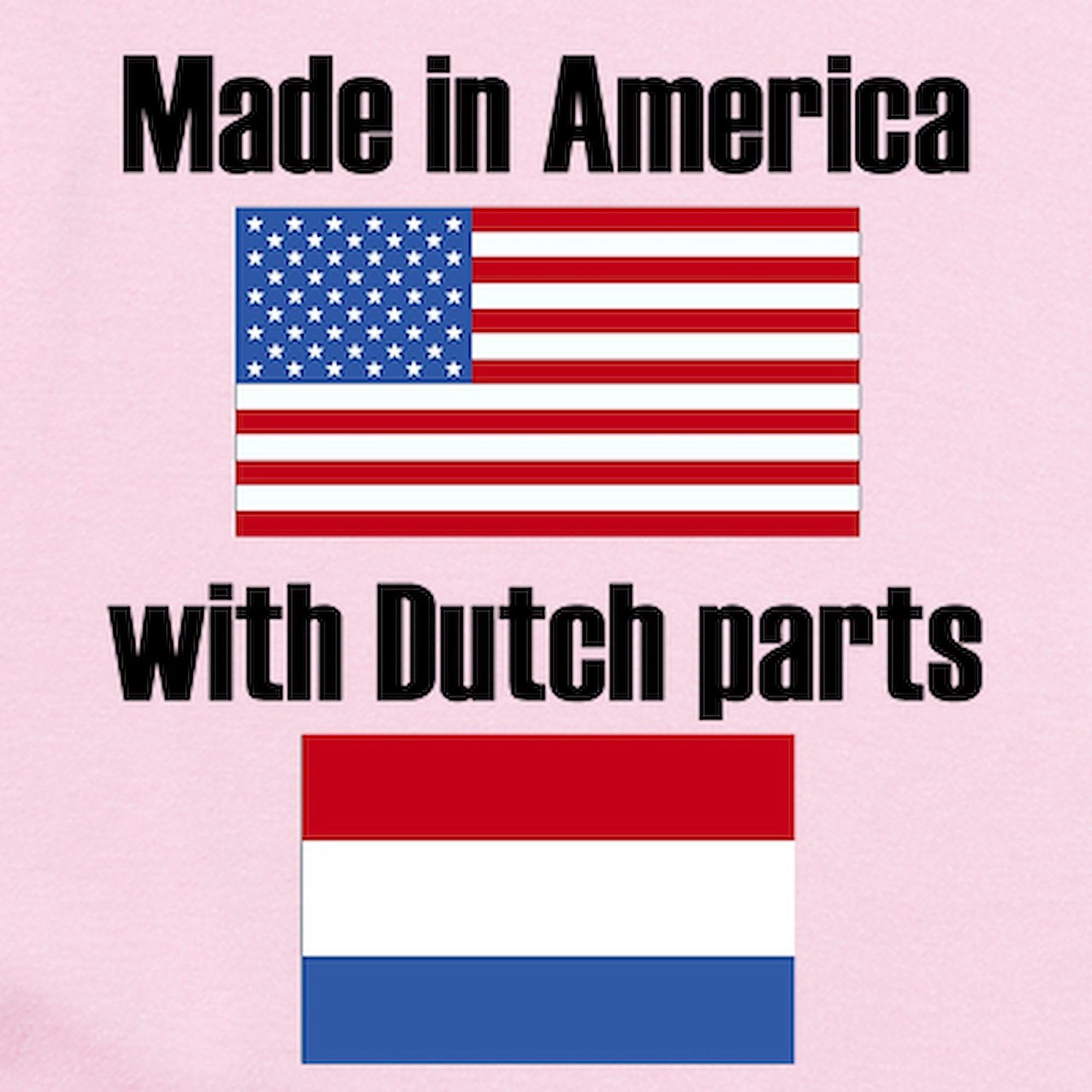 Made in USA Dutch Parts Baby Bodysuit - Cute Infant Romper for Newborns & Toddlers | Perfect for Family Photos, Playtime & Everyday Wear