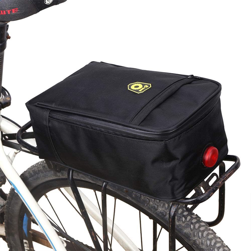 **Waterproof Bike Rear Pannier Bag - C/H Bicycle Seat Trunk Carrier for Outdoor Cycling, Commuting & Travel Accessories - Durable Storage Pouch for Sports Gear & Essentials**