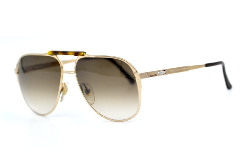 Carrera Vario 5320 Gold-Plated Sunglasses for Men & Women - UV Protection, Fashionable Aviator Style - Perfect for Driving, Beach & Outdoor Activities