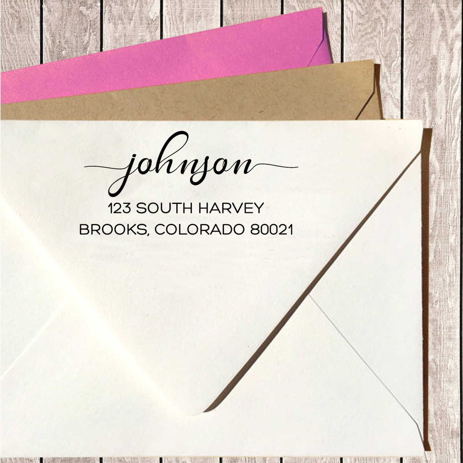 Personalized Self Inking Address Stamp - Custom Family Return Address Stamp for Envelopes, Letters & Wedding Invitations | Printtoo Premium Rubber Stamp for Home & Office Use