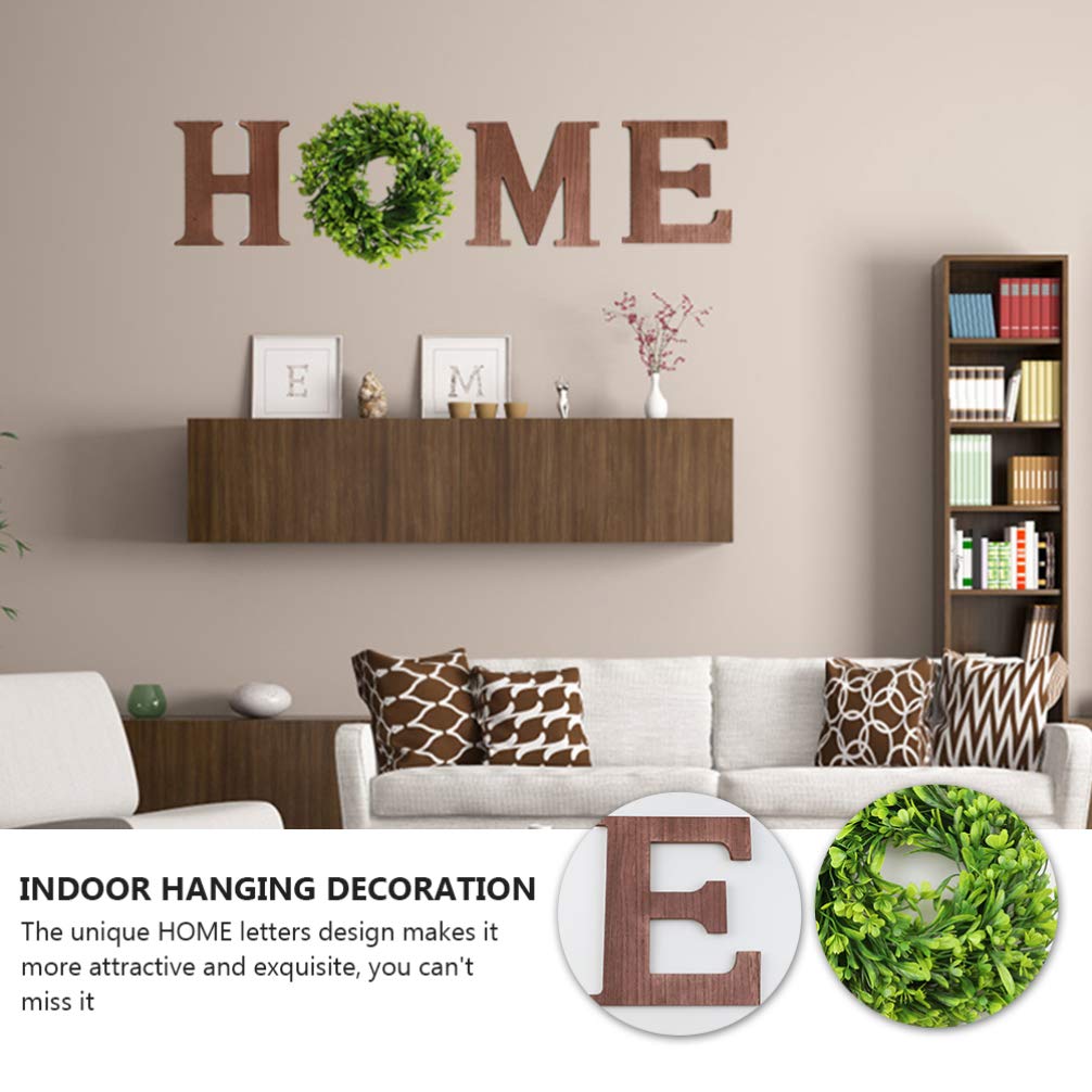 BESPORTBLE Wooden Wall Hanging Decor Set - Handcrafted Home Wall Art Ornament for Living Room, Bedroom & Indoor Decoration - Perfect for Boho, Farmhouse & Rustic Home Decor Styles
