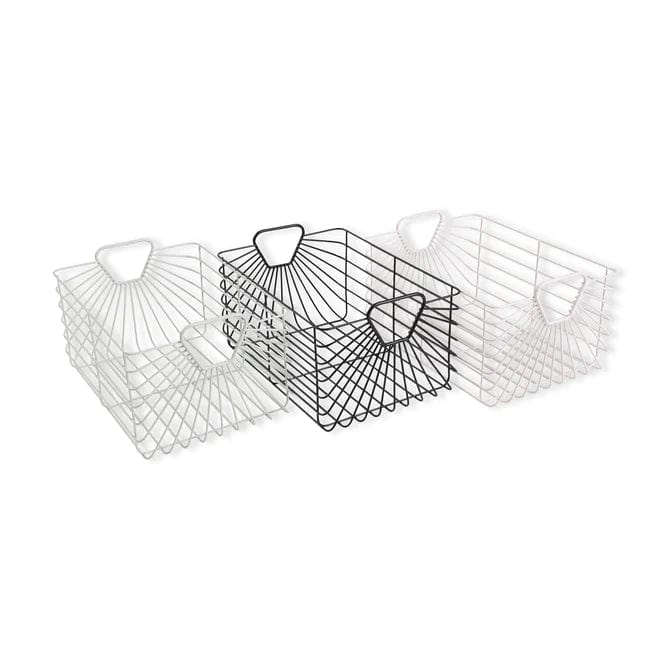 Premium Central Park Storage Baskets Set of 3 - Woven Decorative Baskets for Home Organization, Nursery, Living Room & Bedroom Storage Solutions