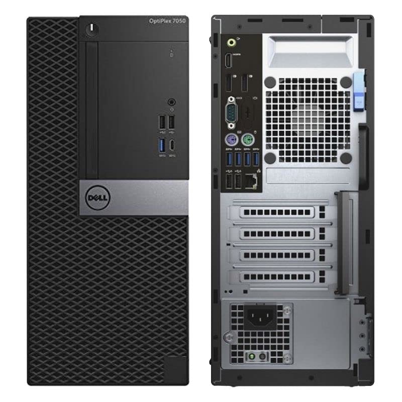 Refurbished Dell OptiPlex 7050 Tower Desktop PC - Intel Core i5-6500 Processor, 16GB RAM, 960GB SSD, HDMI, Windows 10 Pro (Renewed) - Ideal for Home Office, Business Workstations, Gaming & Everyday Computing Tasks