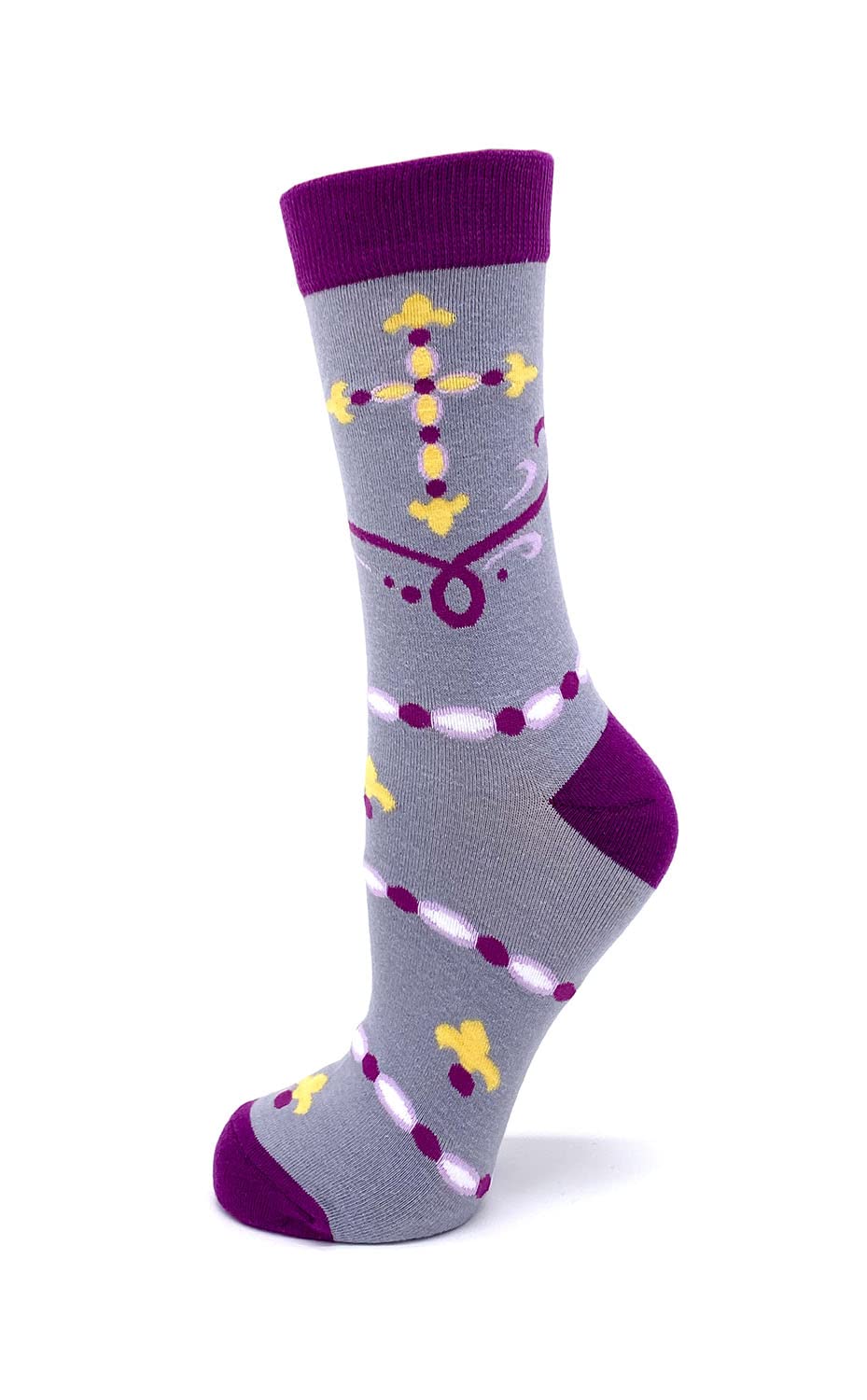 Faith Over Fear Inspirational Women's Crew Socks - Motivational Novelty Socks for Women - Perfect for Workouts, Church, and Daily Encouragement
