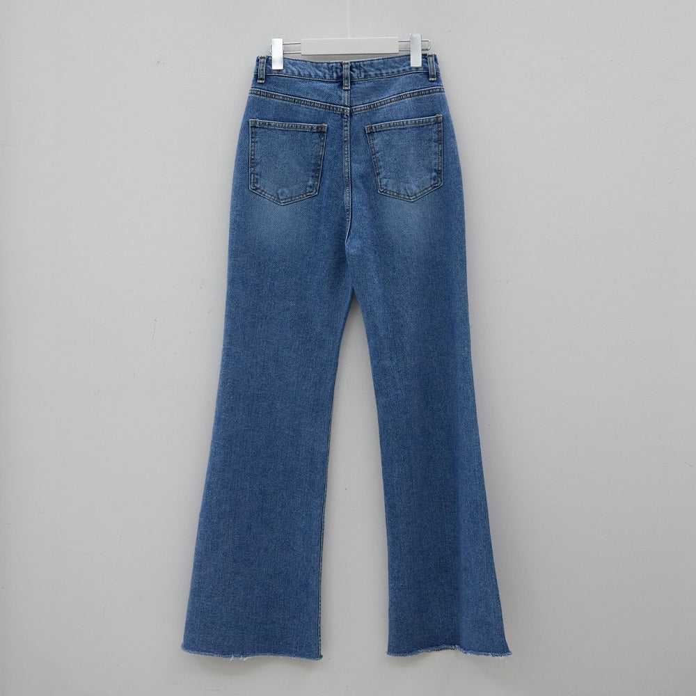 Extra Long Boot Cut Denim Pants for Women - High Waist Stretch Jeans CJ03 | Perfect for Casual Wear, Office & Night Out