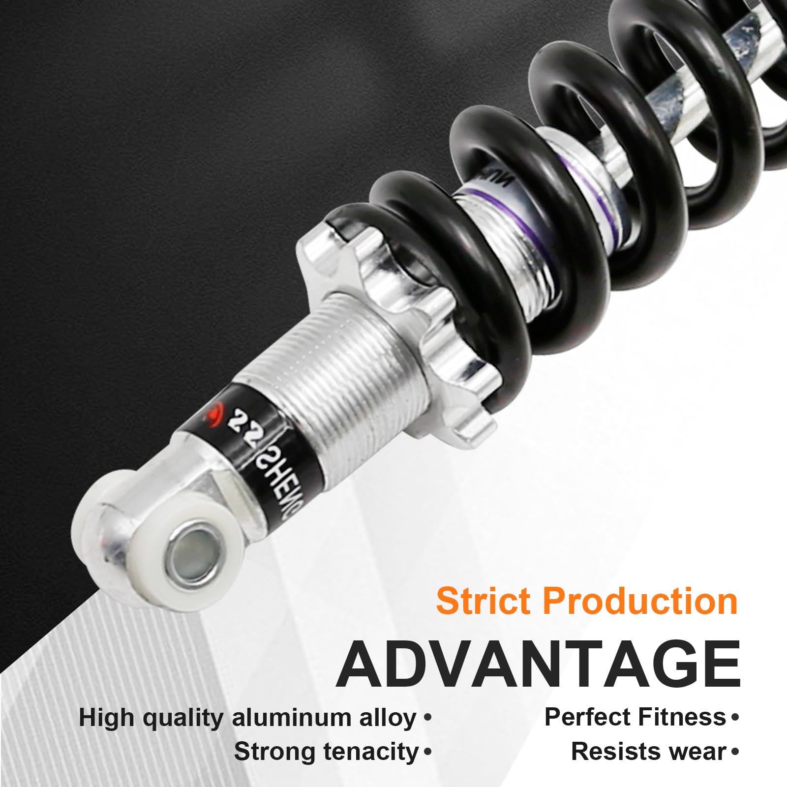 Universal Rear Shock Absorber & Suspension Spring - 190MM Length, 1200LB Capacity - Compatible with Gas Scooters, Electric Bikes, Mini Motorcycles, Dirt Bikes, ATVs & Mini Pocket Bikes - Perfect for Off-Road Adventures, Urban Commuting & Trail Riding