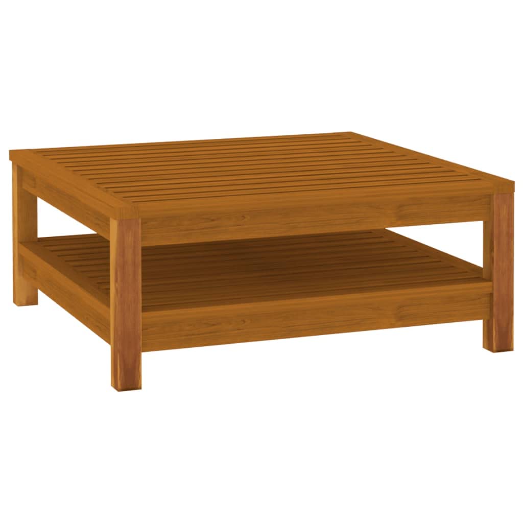 vidaXL 5-Piece Patio Lounge Set - Outdoor Garden Furniture, Sectional Sofa with Cushions, Corner Sofa in Retro Style (Solid Acacia Wood) - Perfect for Backyard, Poolside & Patio Relaxation
