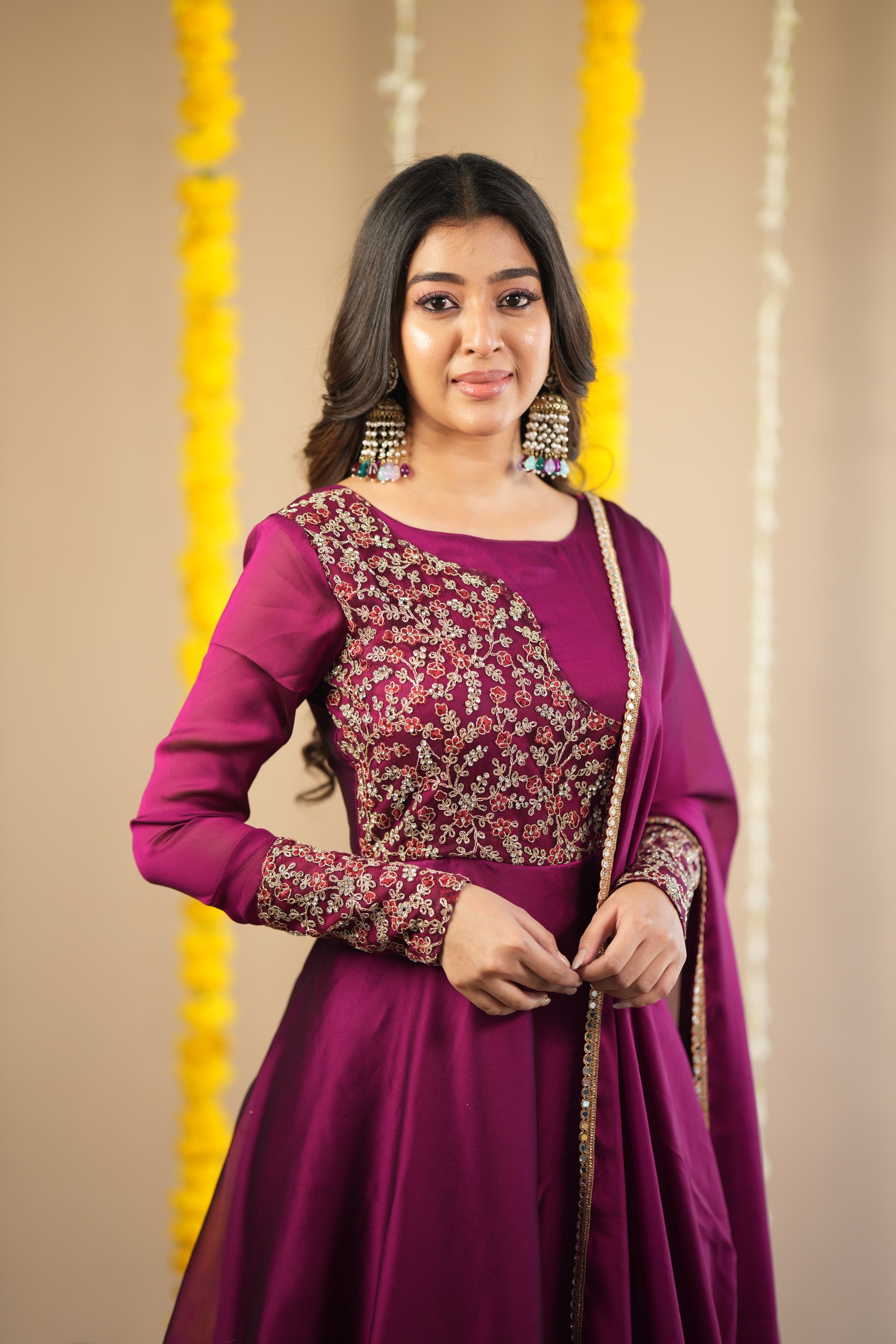 Shalini Premium Designer Anarkali Dress for Women | Elegant Indian Party Wear | Perfect for Weddings, Festivals & Special Occasions