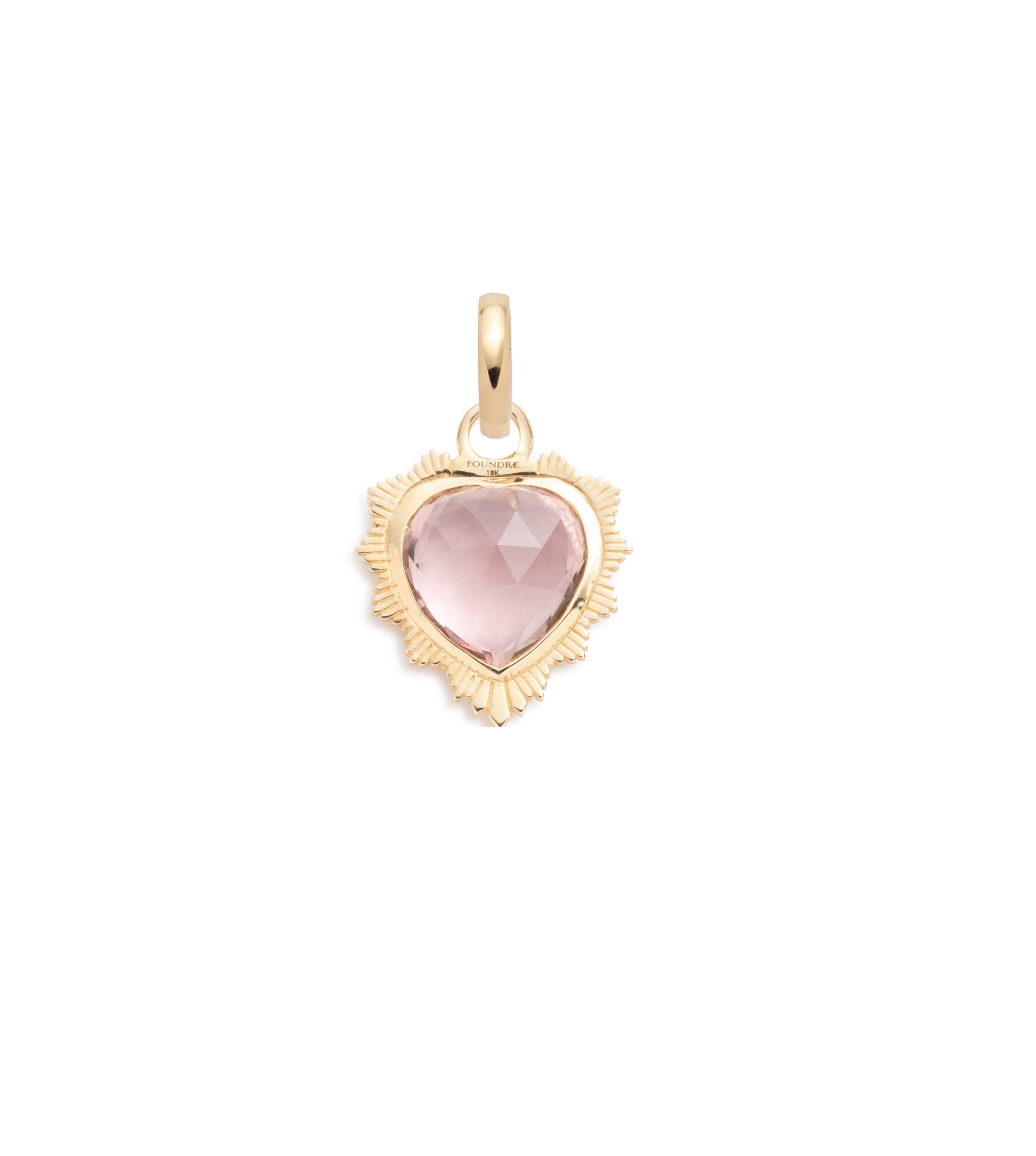 Pink Tourmaline Heart Pendant Necklace - Genuine Gemstone Jewelry for Women, Romantic Gift for Valentine's Day, Anniversary & Special Occasions