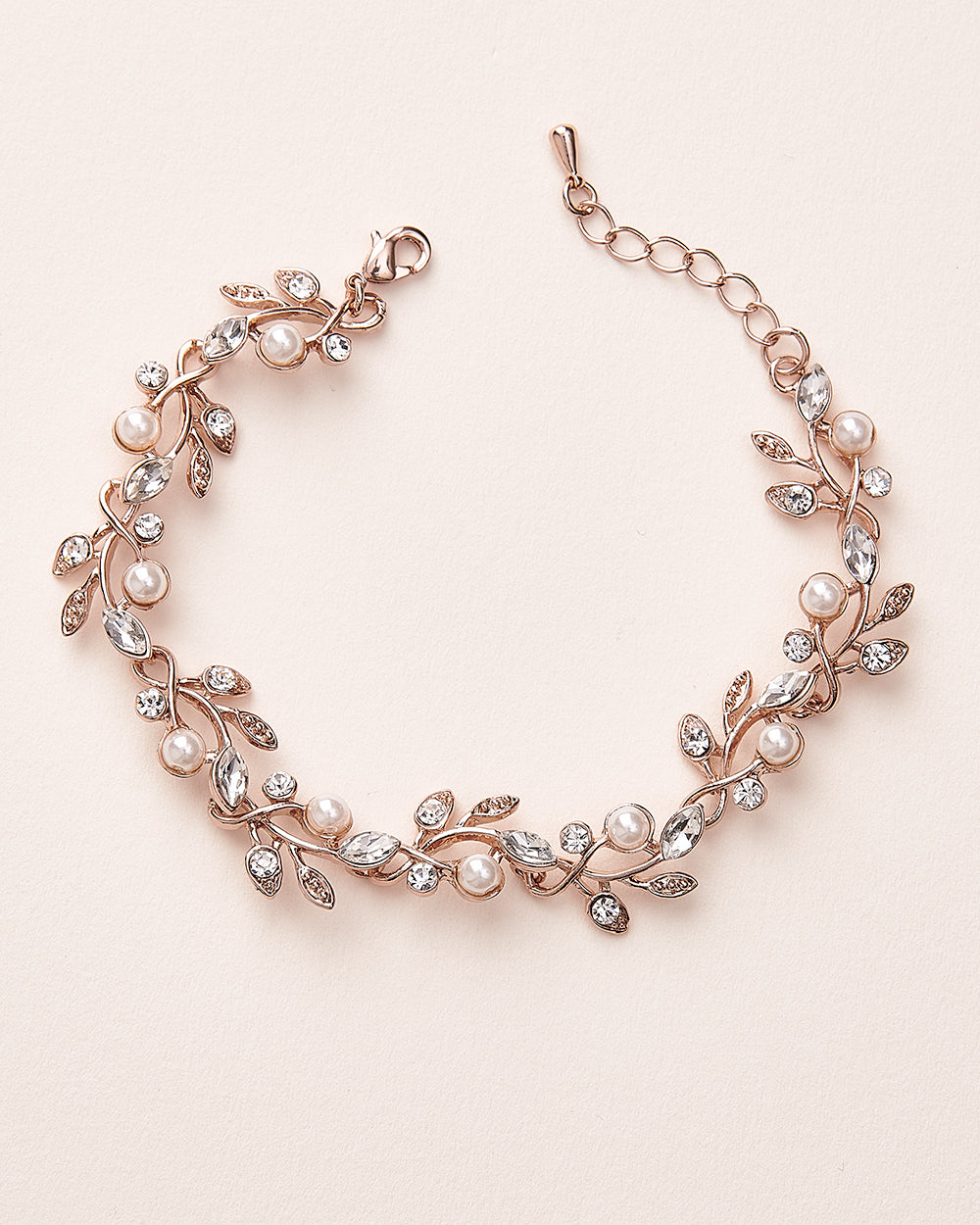 Alexa Pearl & Crystal Bracelet - Elegant Handmade Jewelry for Women - Perfect for Weddings, Parties & Everyday Wear