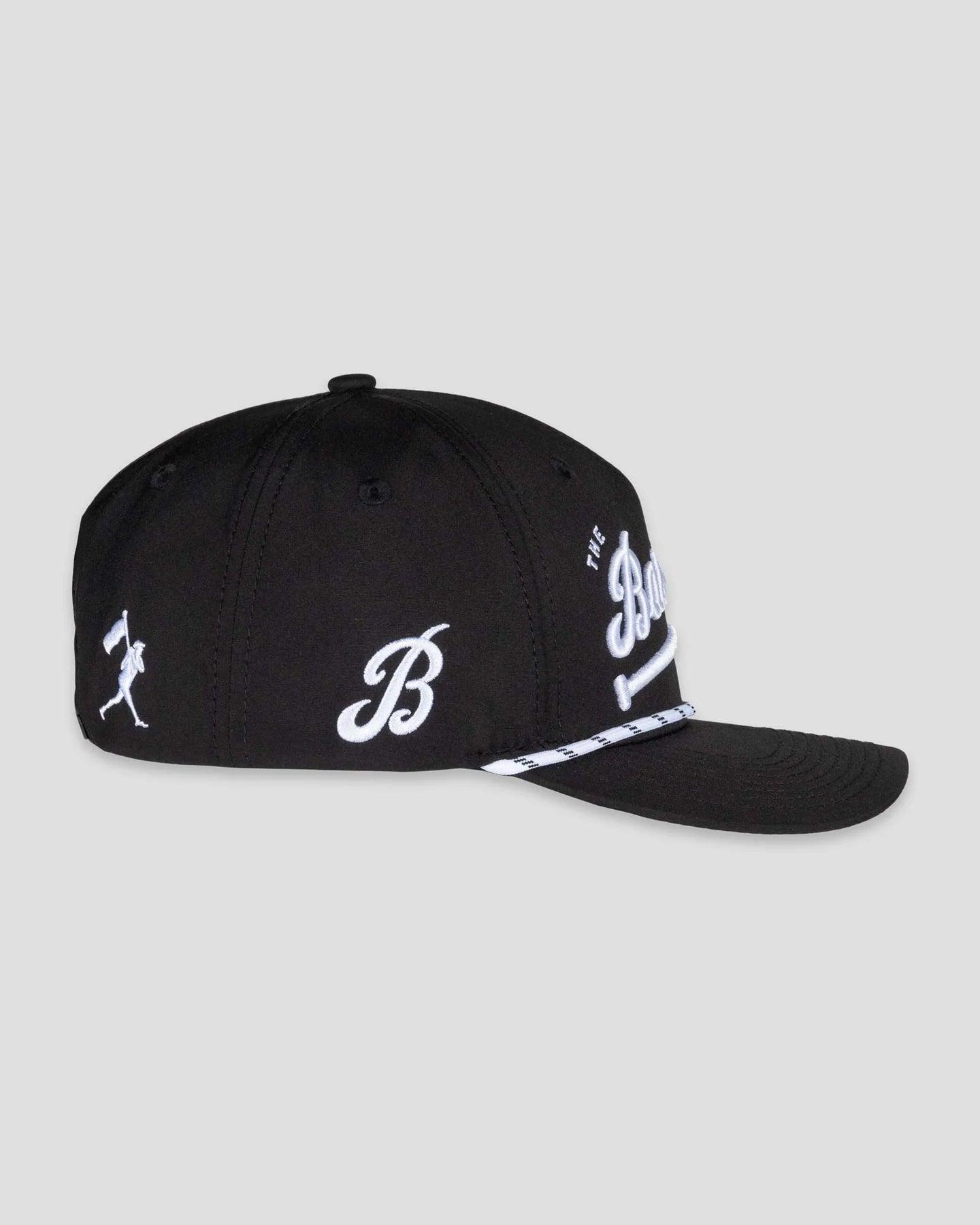 Baseballism Bat Bros Script Rope Cap - Stylish Baseball Hat for Men & Women - Perfect for Games, Casual Wear & Outdoor Activities