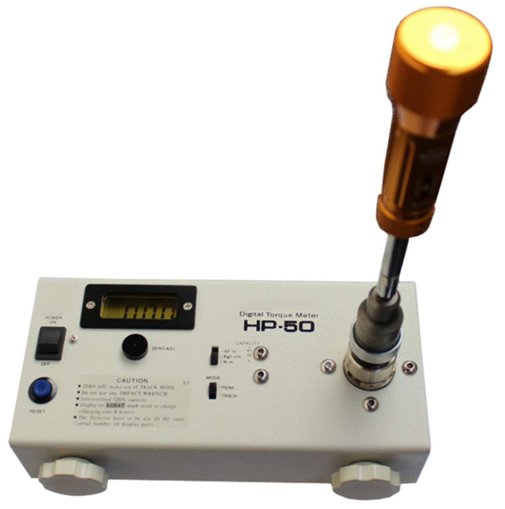 NEWTRY ZQ-10G Digital Torque Tester with LCD Display - Portable Torque Meter & Wrench Calibrator for Industrial, Automotive, and Manufacturing Applications (Includes HP-100 Test Head) - Perfect for Quality Control, Tool Calibration, and Mechanical Testing