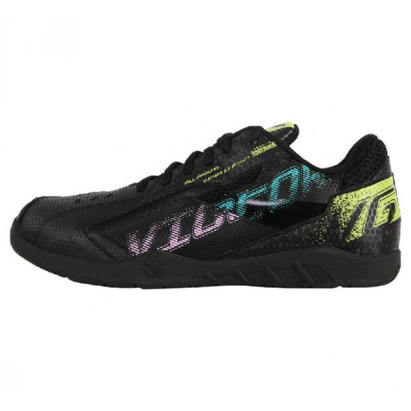 Victor A362III C Badminton Shoes for Men & Women - Professional Indoor Court Badminton Footwear - Lightweight & Non-Slip - Black - Perfect for Training & Competitive Play