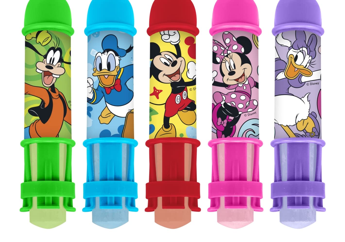 Disney Mickey Mouse Chalk Holder & Non-Toxic Jumbo Sidewalk Chalk Set (1 Pack) - Safe Outdoor Play Toys for Kids Boys & Girls - Perfect for Birthday Gifts, Driveway Art & Backyard Fun