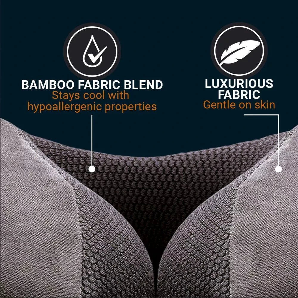 Go Travel Ultimate 3.0 Travel Pillow - Memory Foam Neck Pillow for Airplane, Car & Office - Ergonomic Support for Long Flights & Road Trips
