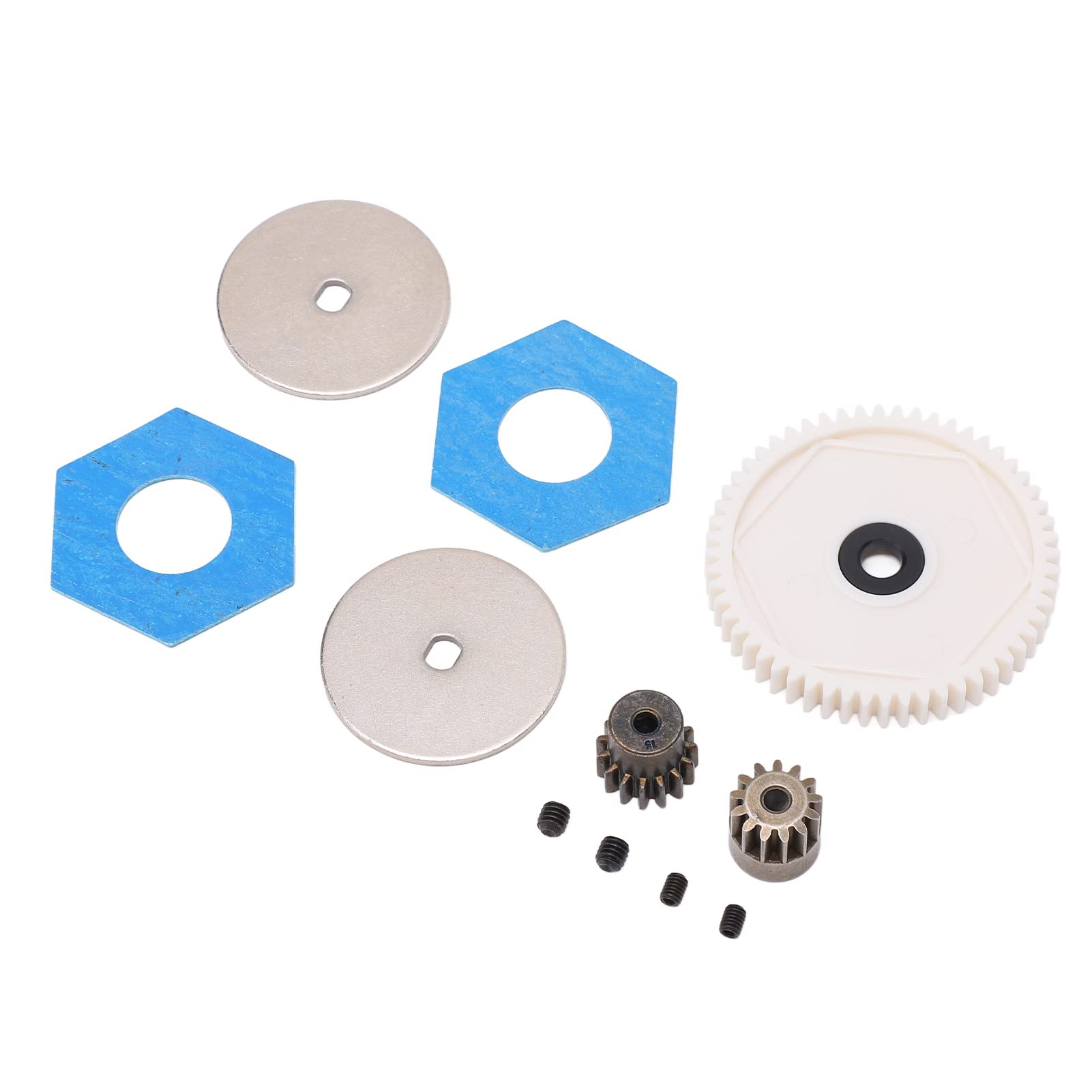 High-Performance RC 56T Big Spur Gear - Durable White Replacement Gear for 110 RC Crawler Cars - Easy Installation & Large Load Capacity - Perfect for Off-Road RC Vehicle Upgrades & Motor Gear Replacement