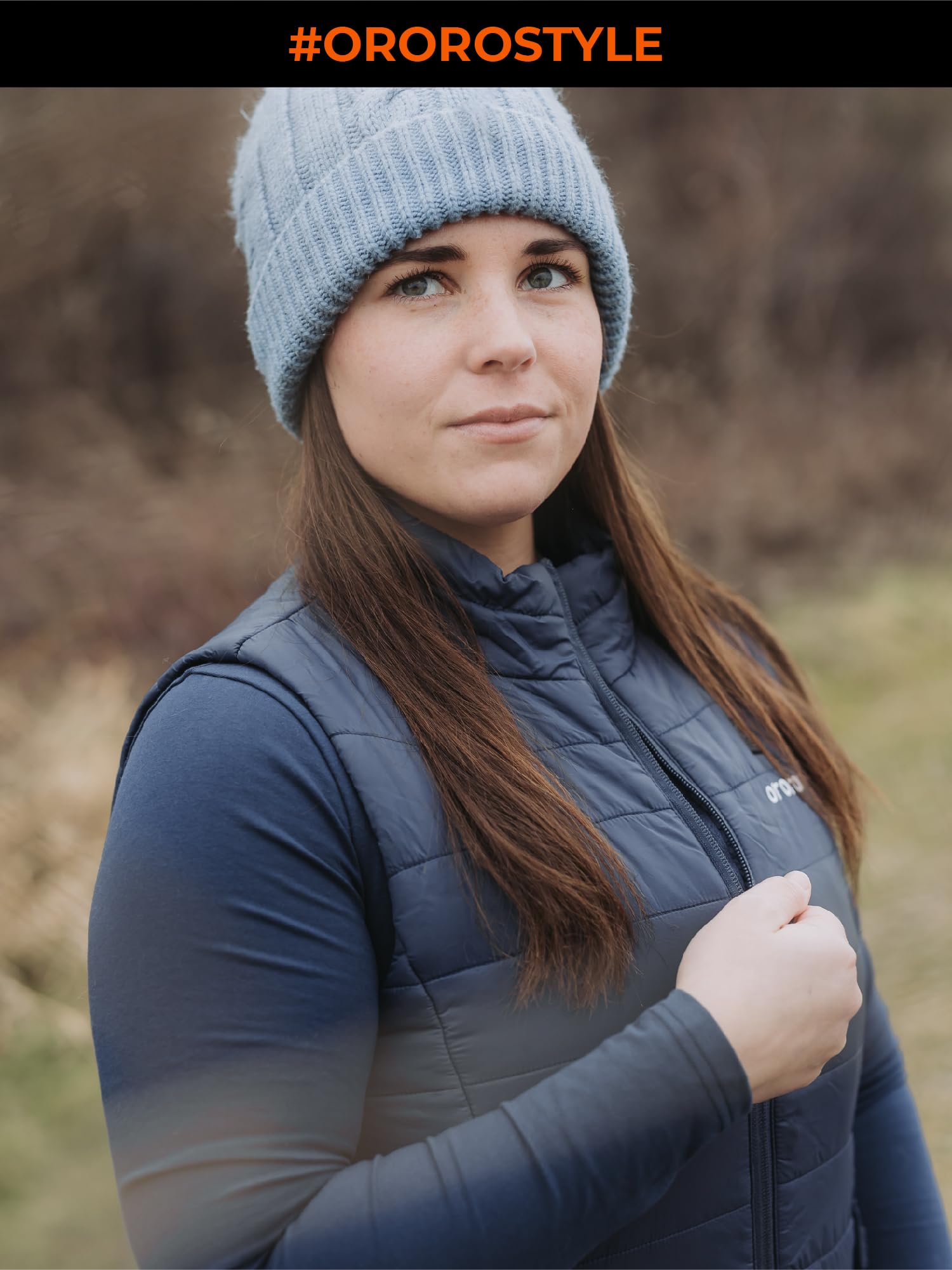 ORORO Women's Lightweight Heated Vest with Rechargeable Battery Pack - Winter Warm Electric Jacket for Outdoor Activities, Hiking, Camping & Cold Weather
