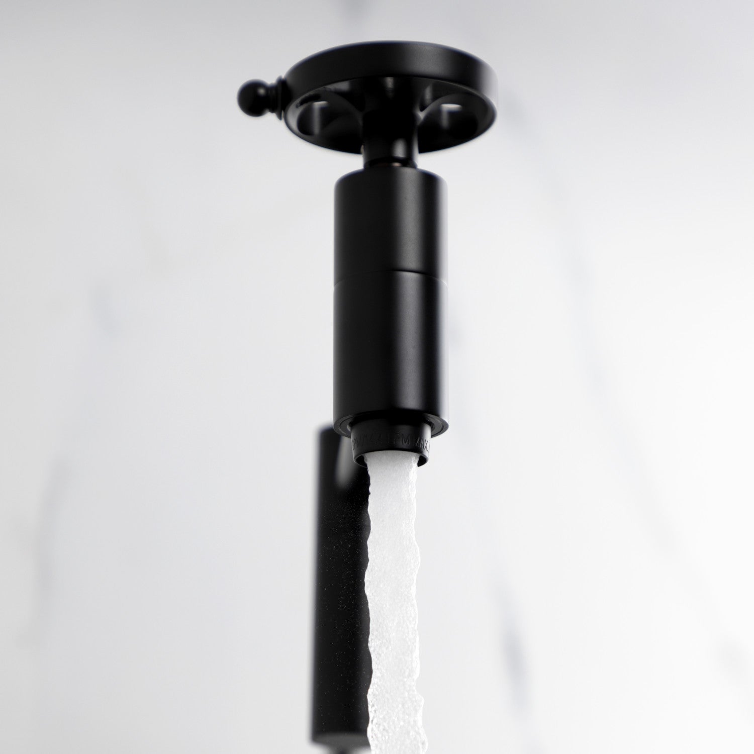 Belknap KS8100RX Matte Black Wall Mount Pot Filler Faucet - Two Handle Commercial Style Kitchen Sink Faucet for Cooking, Filling Pots & Pans - Perfect for Home Chefs & Restaurant Use