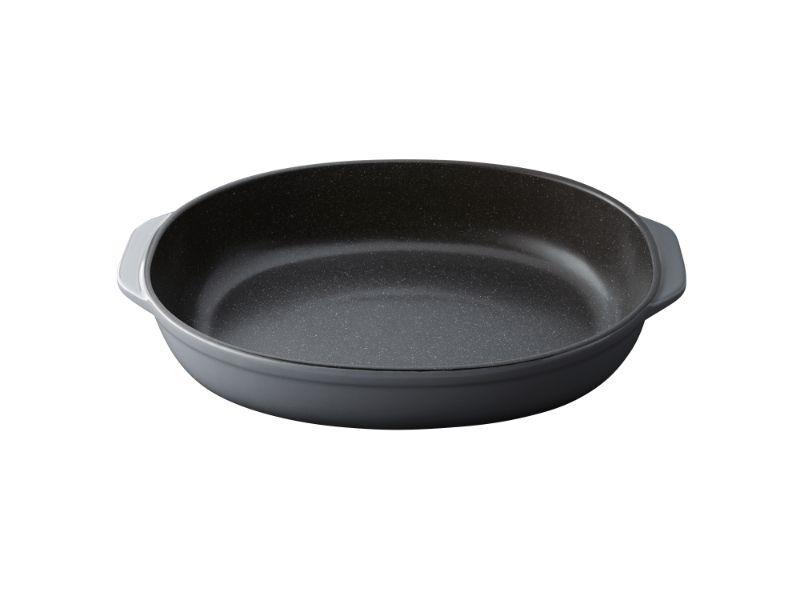 BergHOFF GEM Stoneware 16-Inch Oval Baking Dish - 5.3 Quart Capacity - Durable Ceramic Casserole Pan for Roasting, Baking & Serving - Perfect for Lasagna, Casseroles & Holiday Meals