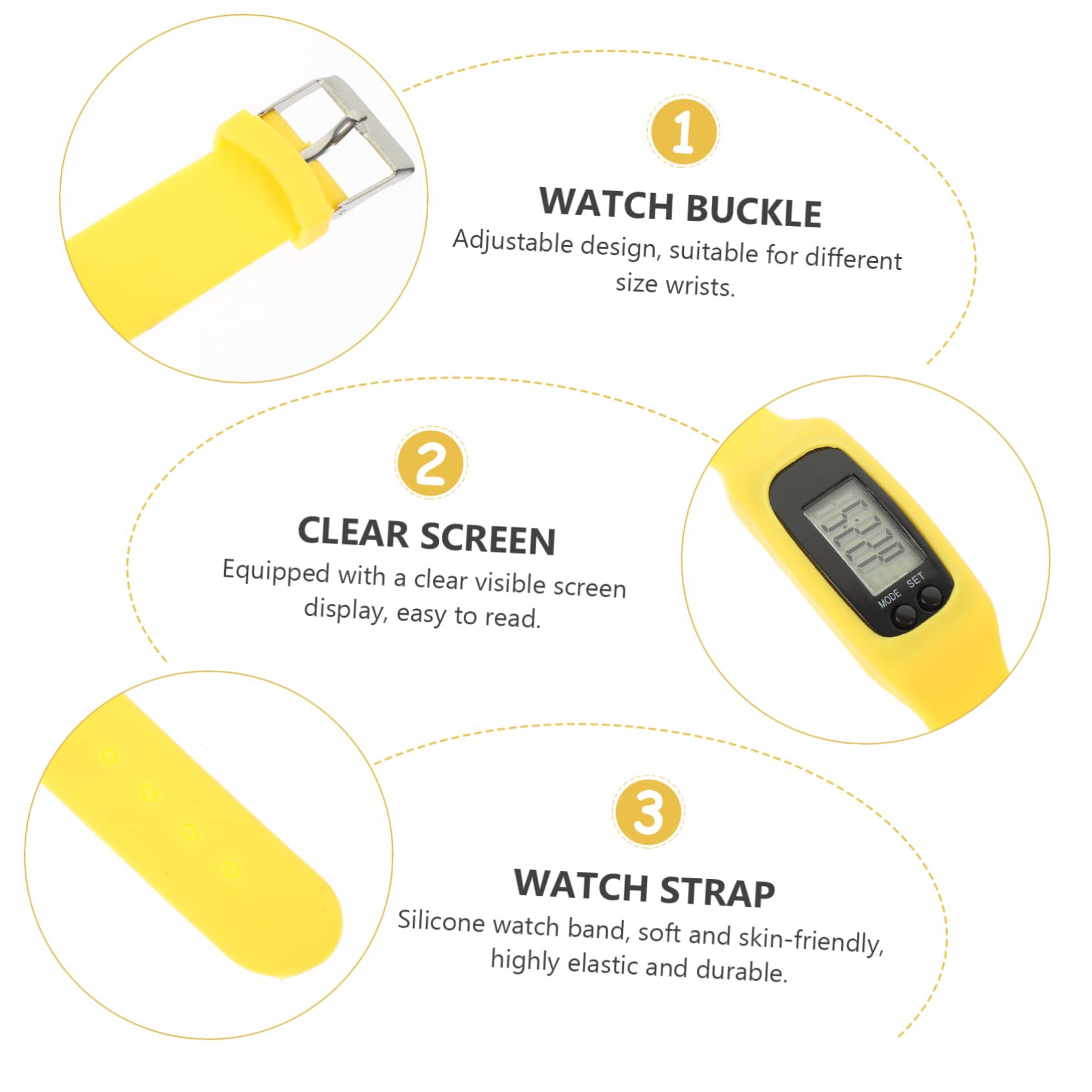 CORHAD Women's Fitness Tracker Watch - Step Counter, Pedometer, Activity Monitor for Running & Walking - Stylish Wristband for Women & Kids - Perfect for Gym, Workouts & Daily Activity Tracking