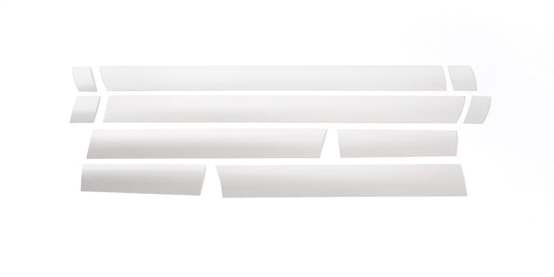 10pcs 6.25in Wide Stainless Steel Rocker Panels for 2011-2016 Ford F-250 & F-350 Trucks - Durable Rust Protection & Off-Road Enhancement