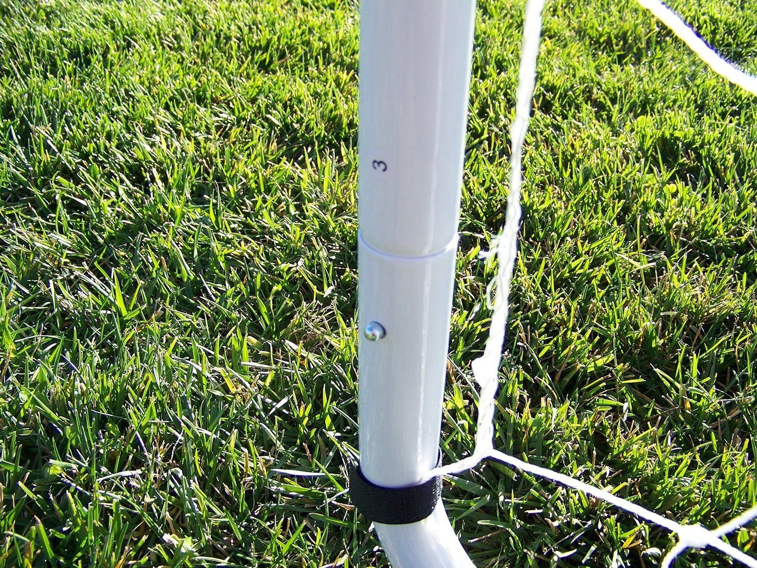 12x6 Ft Powder Coated Galvanized Steel Soccer Goal with Net - AYSO Regulation Size Portable Training Goal for Backyard, Practice & Games | All-Weather Durable Construction | 1 Year Warranty | Perfect for Youth Soccer Training, School PE Classes & Family Backyard Fun