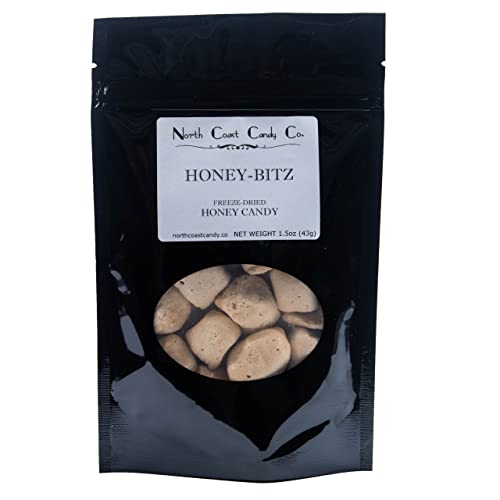 North Coast Candy Co. Freeze-Dried Honey Candy - Natural Sweet Treat, Gluten-Free Snack for Kids & Adults - Perfect for Hiking, Camping & On-the-Go Snacking