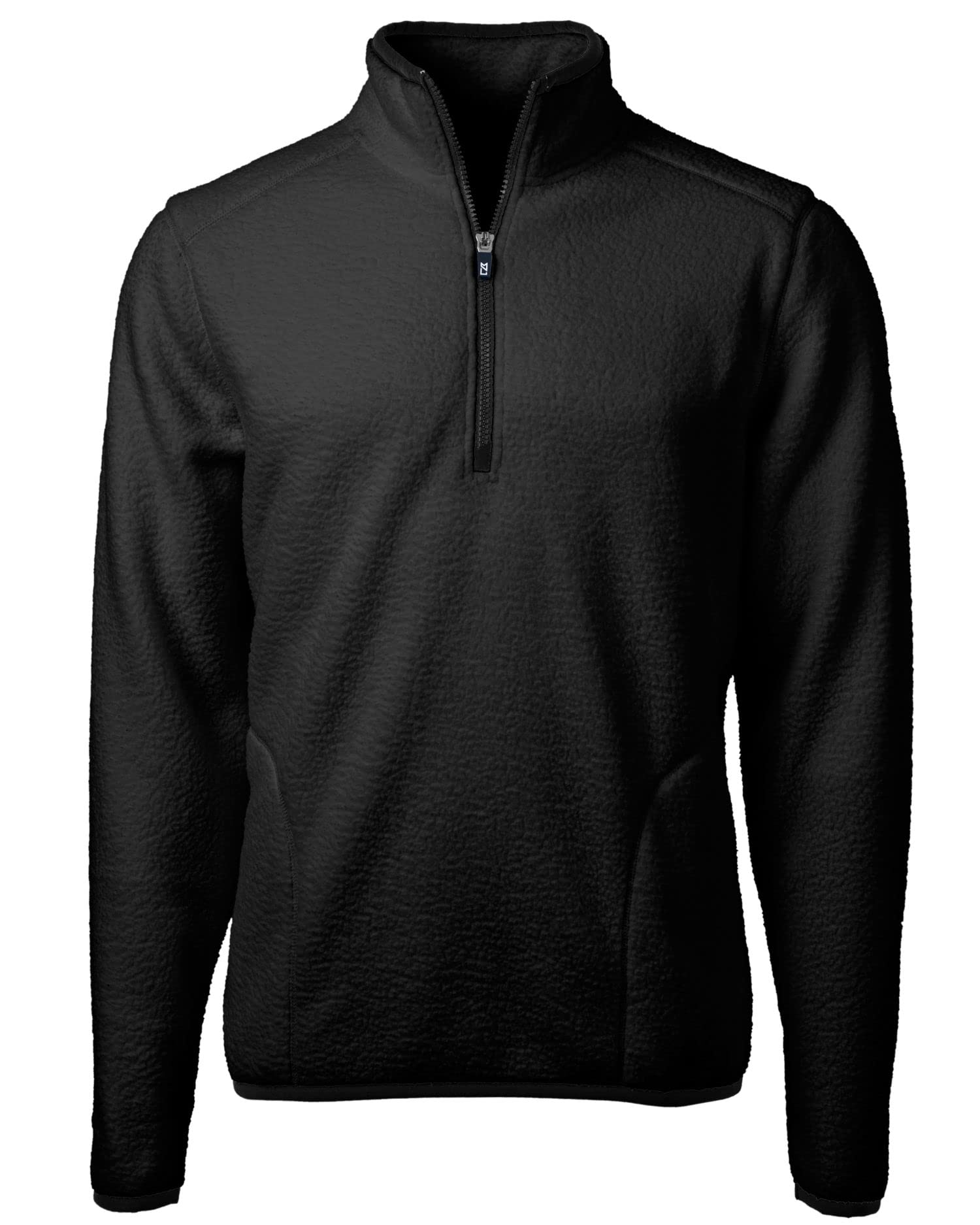 Cutter & Buck Cascade Eco Men's Big & Tall Sherpa Fleece Quarter Zip Pullover - Warm Winter Layering for Outdoor Activities & Casual Wear