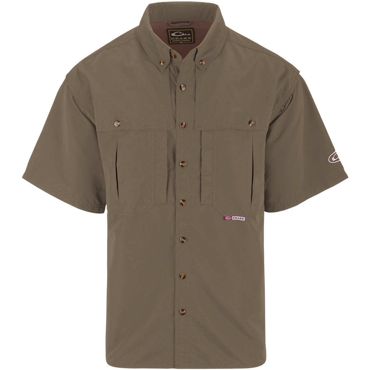 Solid Wingshooter's Short Sleeve Shirt for Men - Lightweight Hunting & Outdoor Shirt - Perfect for Summer Hunting, Fishing, and Outdoor Adventures