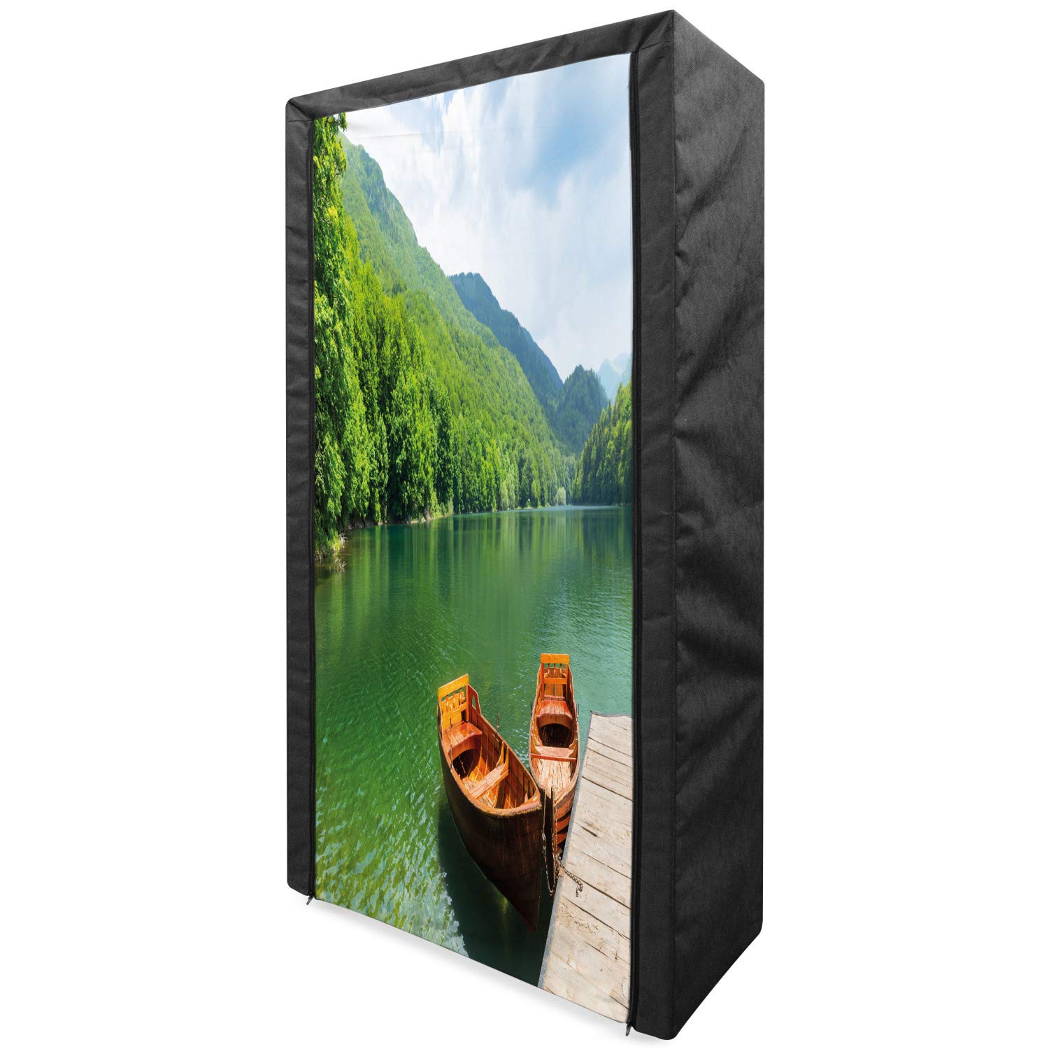 Ambesonne Portable Fabric Wardrobe - 33.5