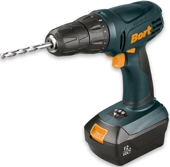 Bort (Germany) BO BAB12UDK Cordless Drill/Driver 12V - Powerful & Lightweight for Home DIY, Woodworking, and Construction Projects