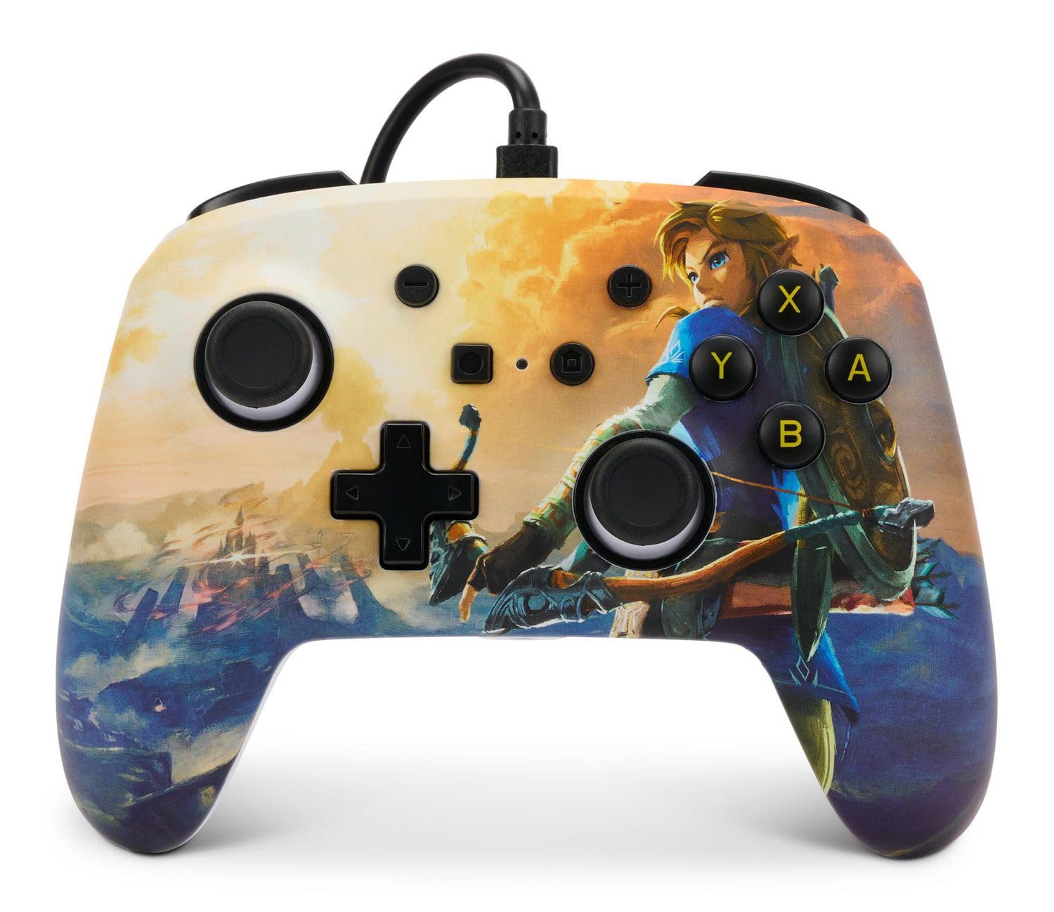 PowerA Enhanced Wired Controller for Nintendo Switch - Hyrule Hero Edition | Officially Licensed Gamepad with Ergonomic Design & Custom Buttons | Perfect for Zelda Fans & Multiplayer Gaming Sessions