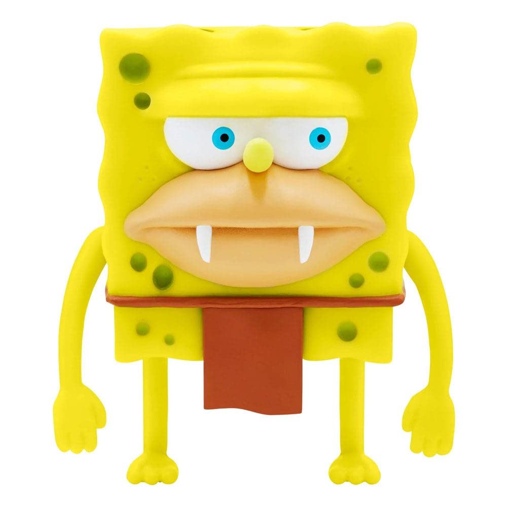 Super7 Spongebob Squarepants SpongeGar 3.75-Inch Action Figure - Classic Cartoon Collectible Retro Toy for Fans & Collectors | Perfect for Display, Gifts, and Nostalgic Play