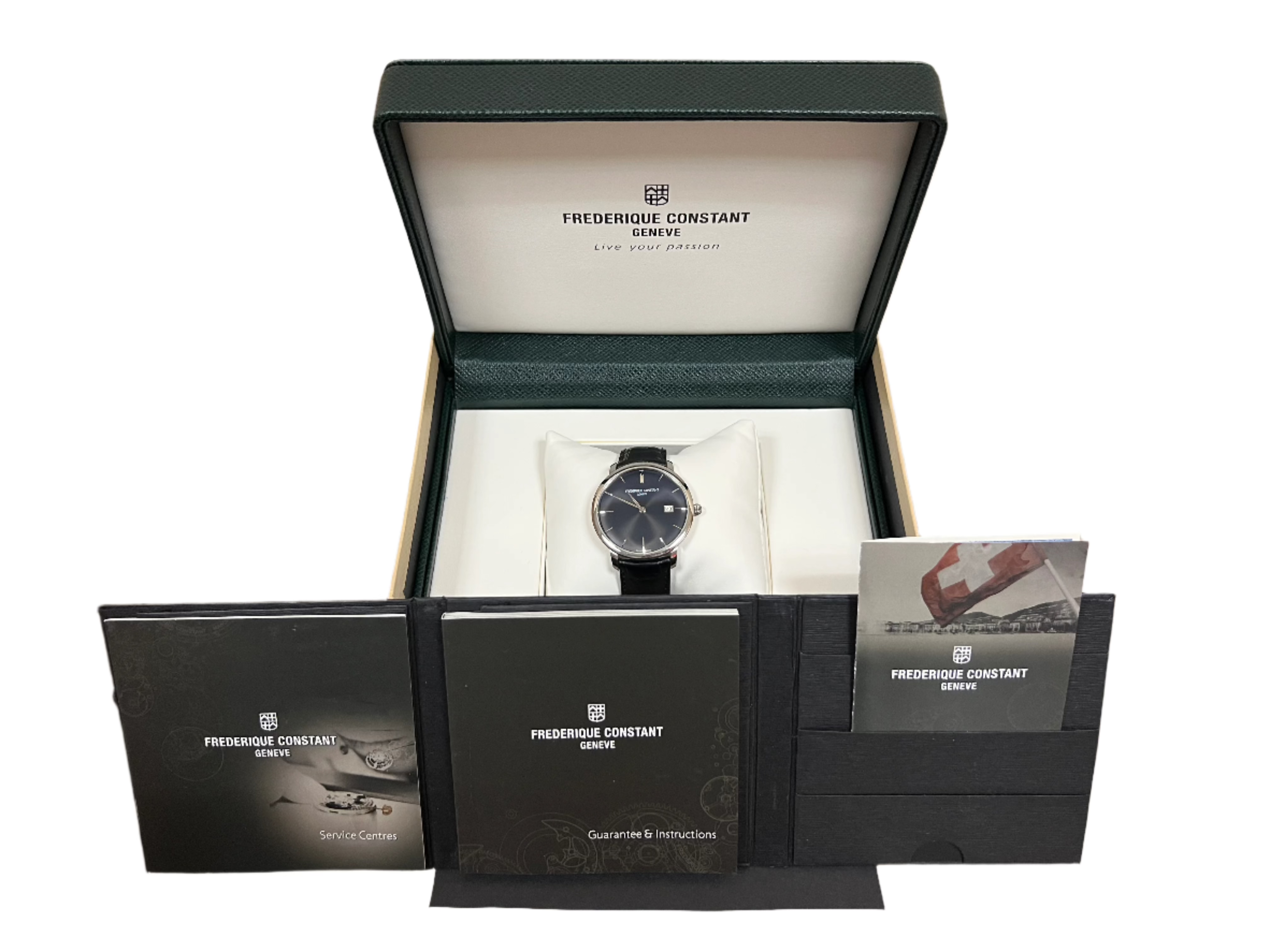 Frederique Constant Geneve Stainless Steel Men's Watch - Luxury Automatic Timepiece for Business, Formal & Everyday Wear