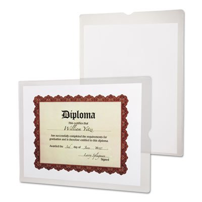 Heavy-Duty Clear Plastic Envelopes for Mailing & Storage - Letter Size (9