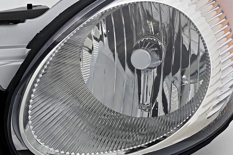 2005-2007 Buick LaCrosse/Allure Halogen Headlight Assembly Set - Driver & Passenger Side Replacement Lamps - Perfect for Night Driving & Foggy Conditions