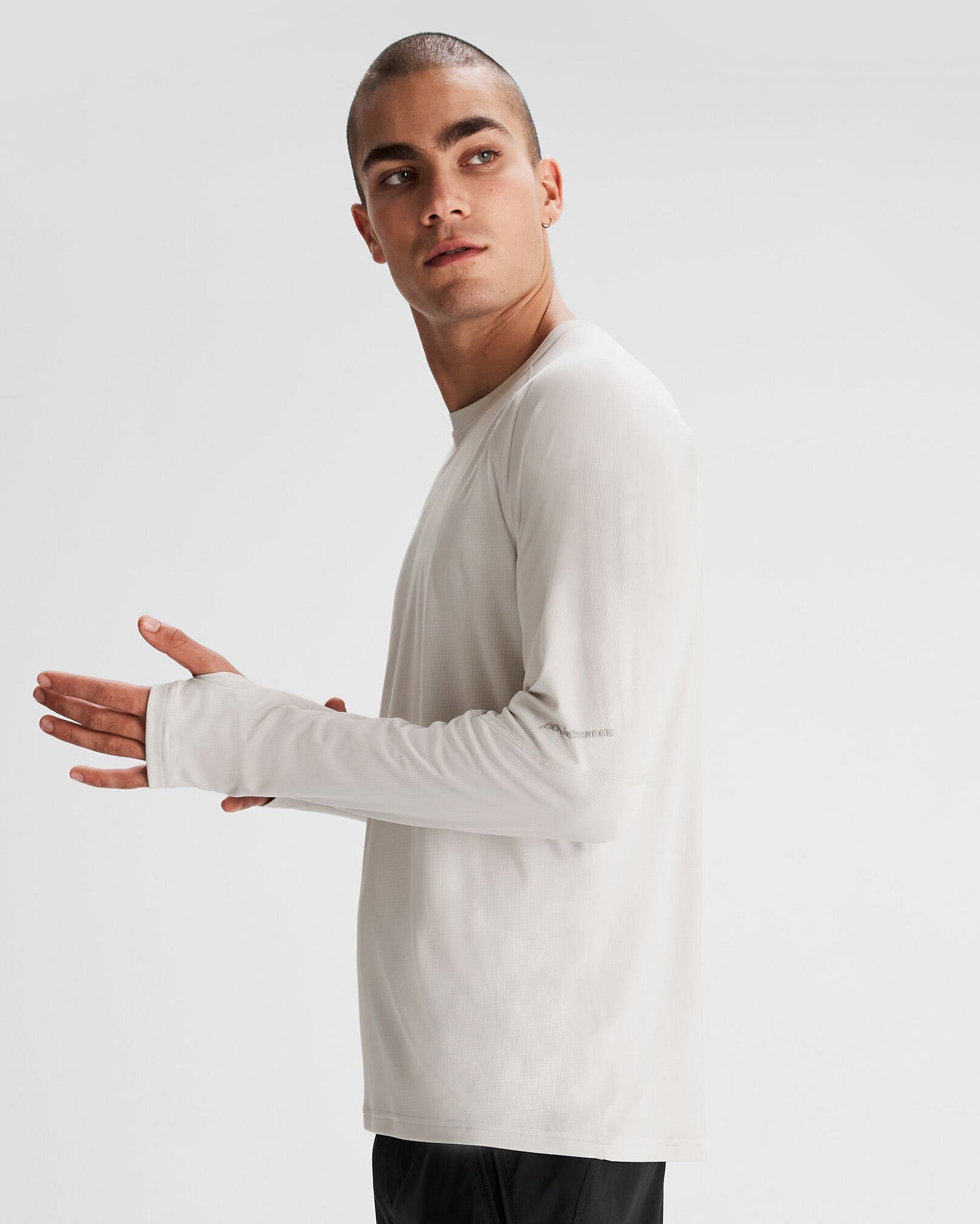 Men's SUN Stopper LT Long Sleeve UV Protection Shirt - Lightweight Quick-Dry Hiking & Outdoor Sun Shirt in Mist Color for Camping, Fishing, and Beach Activities