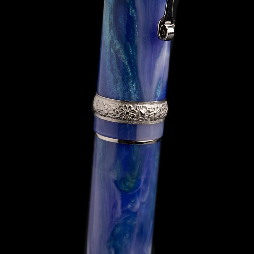 Leonardo × @nibsandflourishes Aster Bouquet Fountain Pen - Elegant Handcrafted Calligraphy Pen for Writing, Journaling & Gift Giving