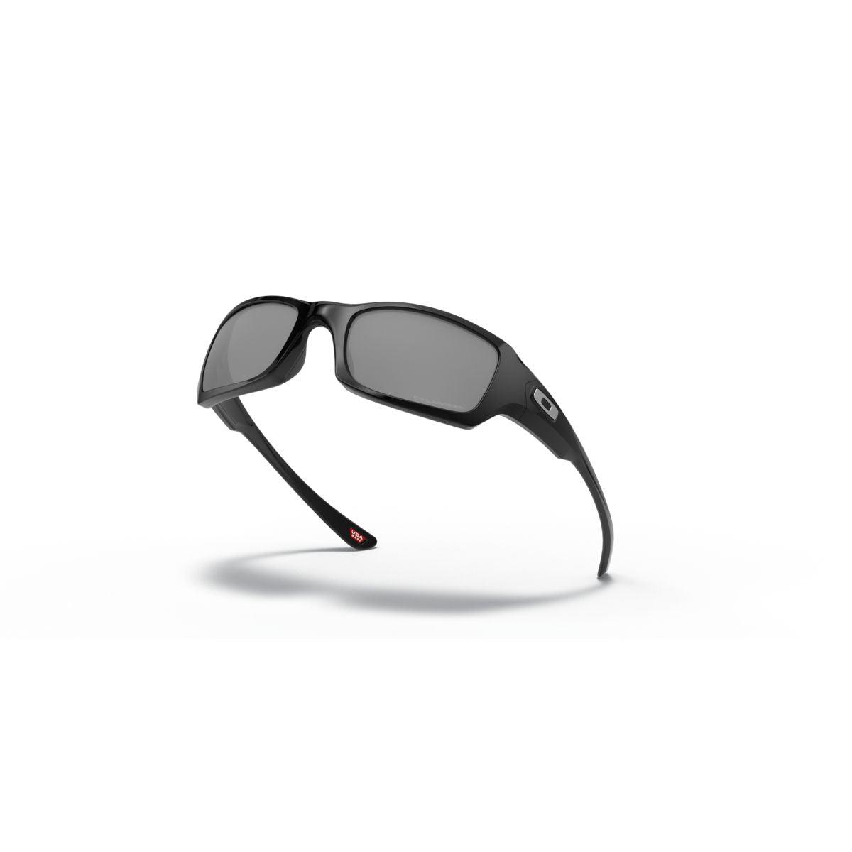 Oakley Fives Squared Sunglasses - Polished Black Frame with Black Iridium Polarized Lenses - Model 0OO9238 923806 - Perfect for Driving, Running & Outdoor Sports