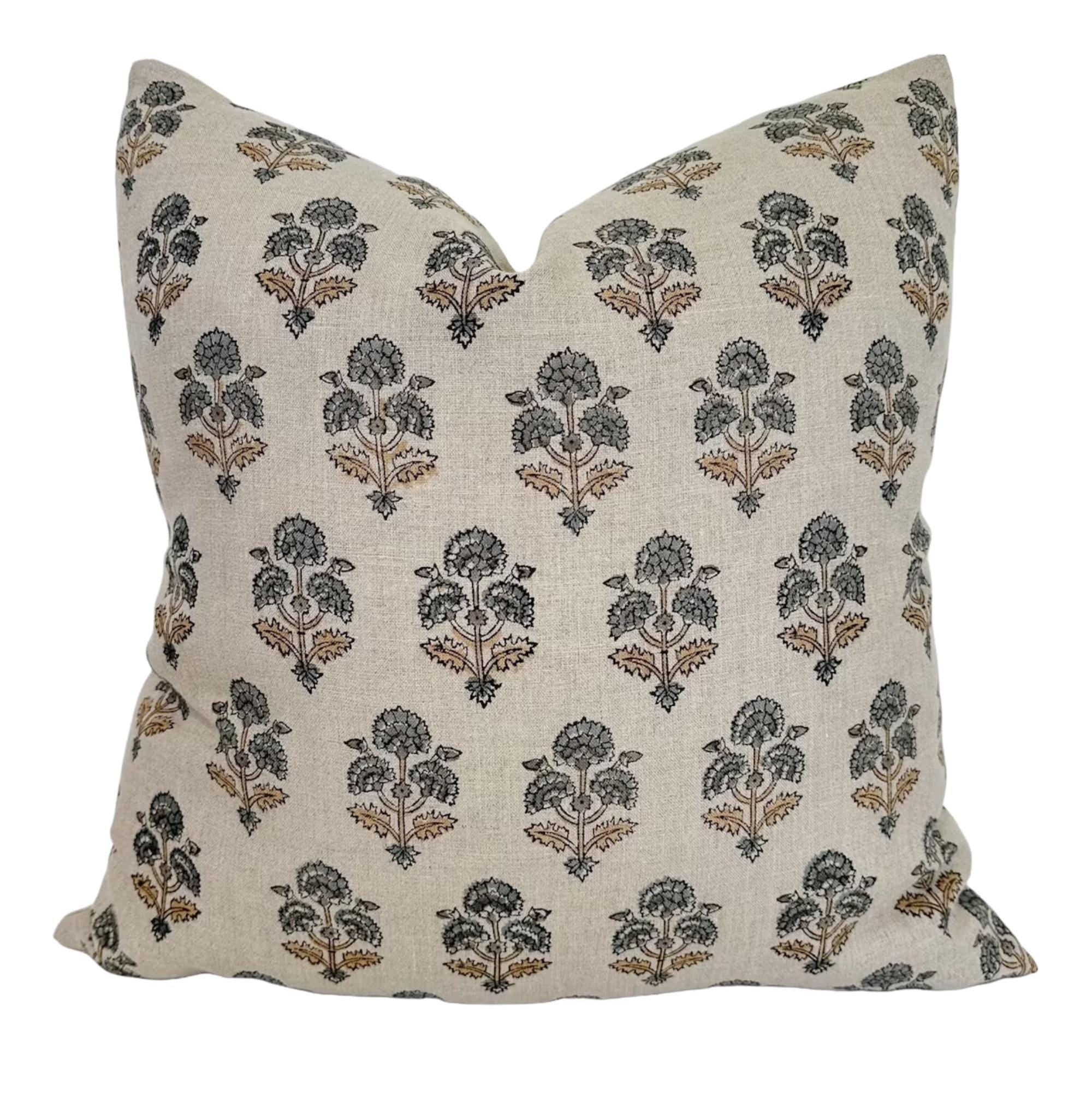 Luxury Designer Harrah Pillow Cover - Premium Cotton Decorative Throw Pillow Case for Sofa, Bed & Home Decor - Perfect for Living Room, Bedroom & Cozy Spaces