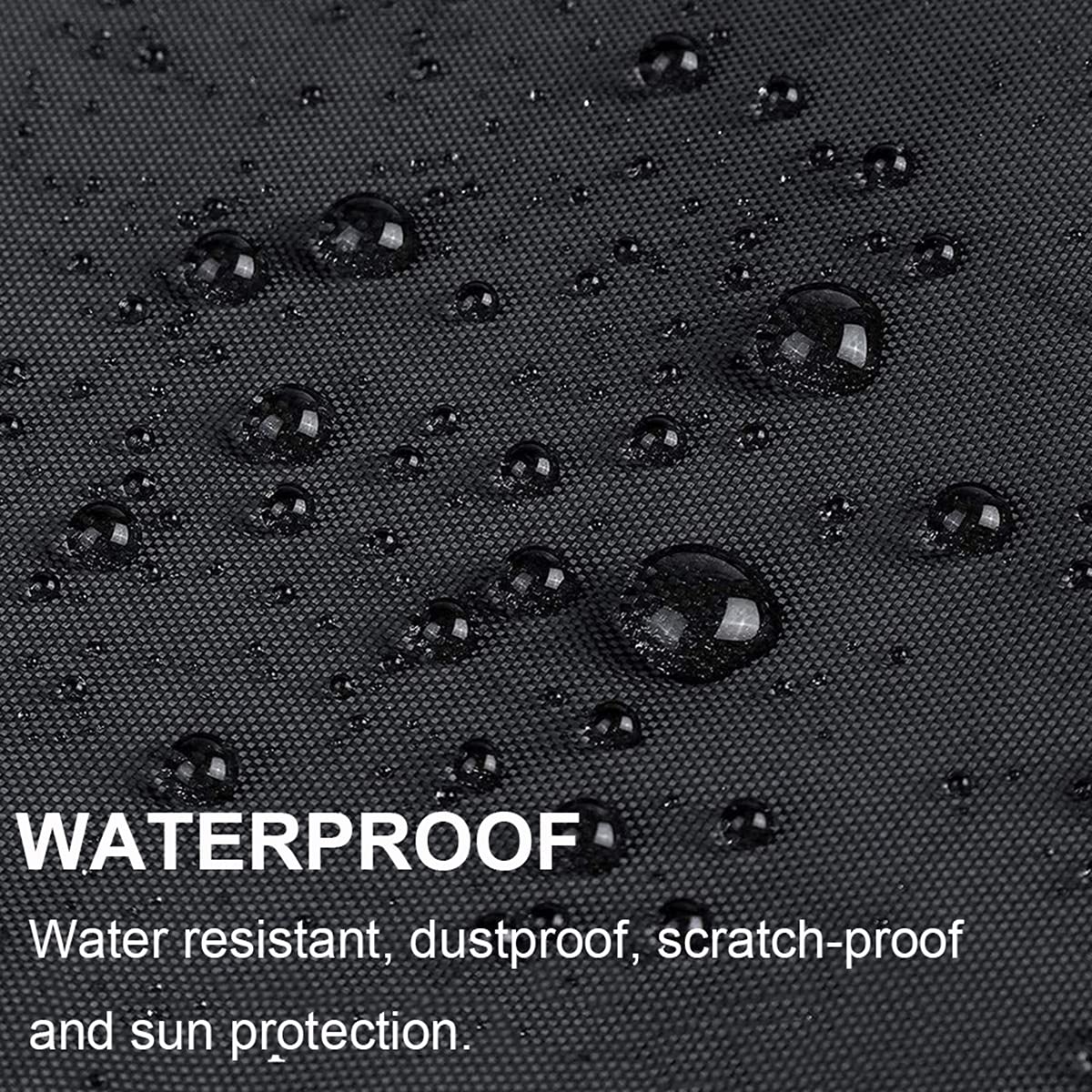 210D Oxford Fabric Waterproof Bass Boat Cover - Trailerable, Fits V-Hull, Fishing Boat & Tri-Hull (12-14FT, 450x230cm, Black) | Pro-Style Boat Protection for Freshwater & Saltwater Fishing