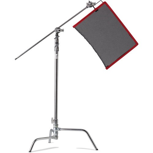 Kupo Master C Stand with Turtle Base - Heavy Duty Aluminum Light Stand for Photography & Video (Silver, 9.7ft) - Perfect for Studio, Outdoor Shoots & Film Production