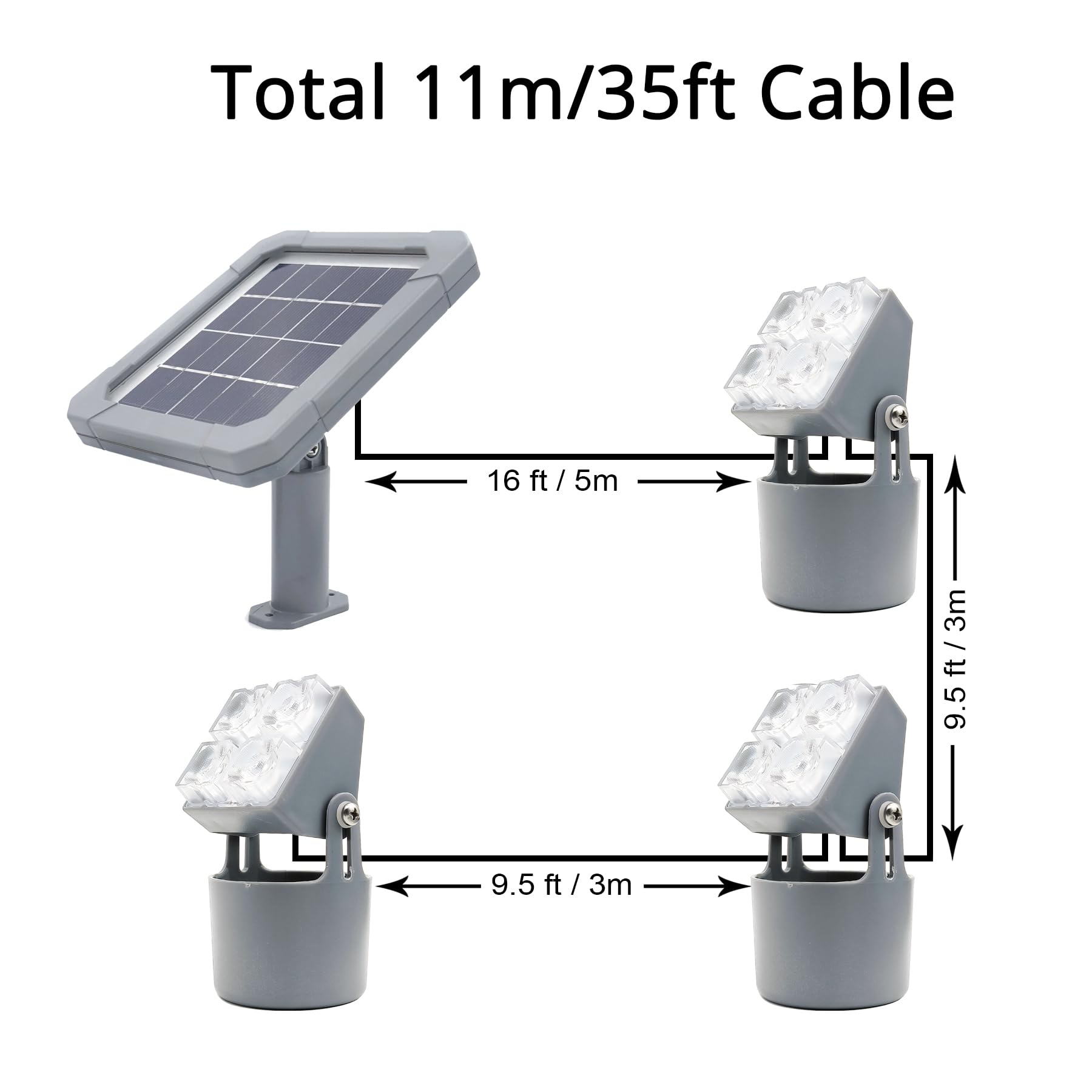 Solar Powered RGB Color Changing Pond Lights - IP68 Waterproof 3-in-1 Submersible Pool Fountain Lights with Auto On/Off - Perfect for Garden Ponds, Swimming Pools & Outdoor Landscape Lighting