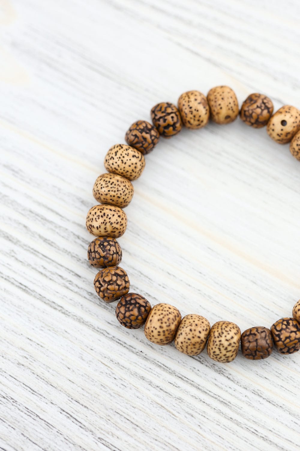 Anchor & Bloom Lotus & Rudraksha Beaded Bracelet for Women - Handmade Spiritual Yoga Meditation Jewelry - Perfect for Mindfulness, Chakra Healing & Boho Fashion Accessories
