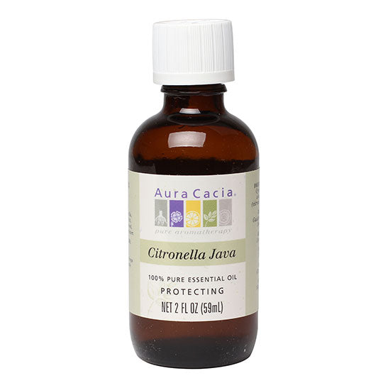 Pure Citronella Java Essential Oil - 2 Fl Oz (60ml) - Natural Insect Repellent & Aromatherapy Oil for Outdoor, Camping, and Home Use