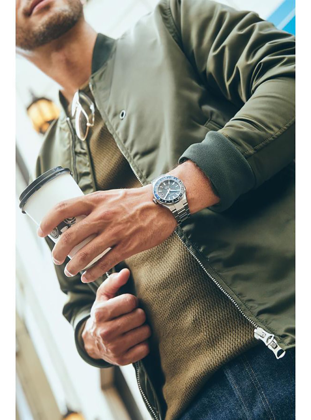 CITIZEN Series 8 880 Mechanical GMT Watch NB6031-56E - Japan Made JDM Automatic Timepiece for Men - Perfect for Business Travel & Luxury Gifts