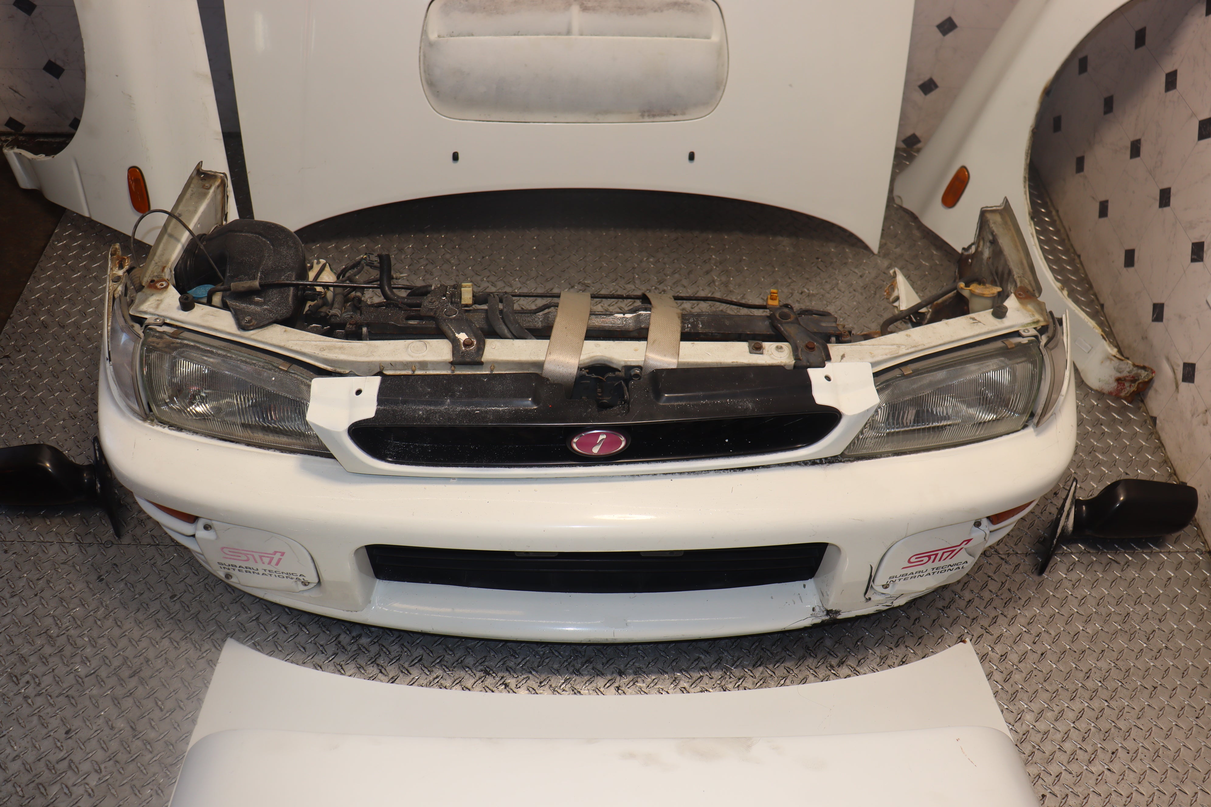 JDM 99-02 Subaru Impreza WRX GC8 Complete Front End Conversion Kit & Rear Parts - Upgrade for Rally Racing & Street Performance